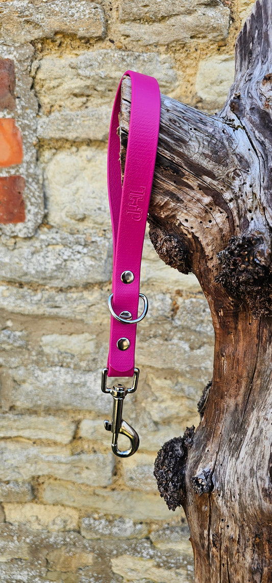 Magenta - Waterproof BioThane® Dog Traffic Leash / Dog Traffic Handle