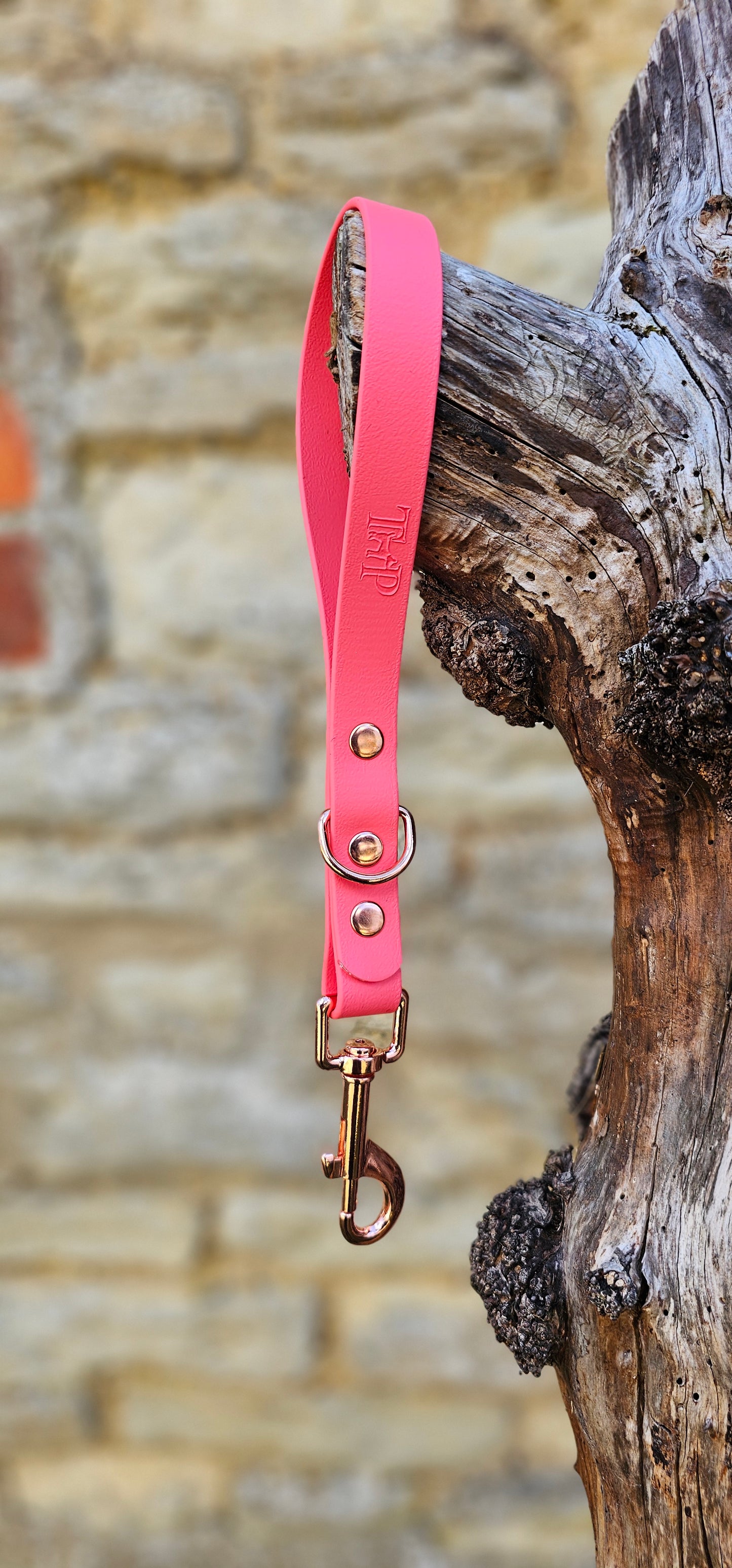 Coral - Waterproof BioThane® Dog Traffic Leash / Dog Traffic Handle