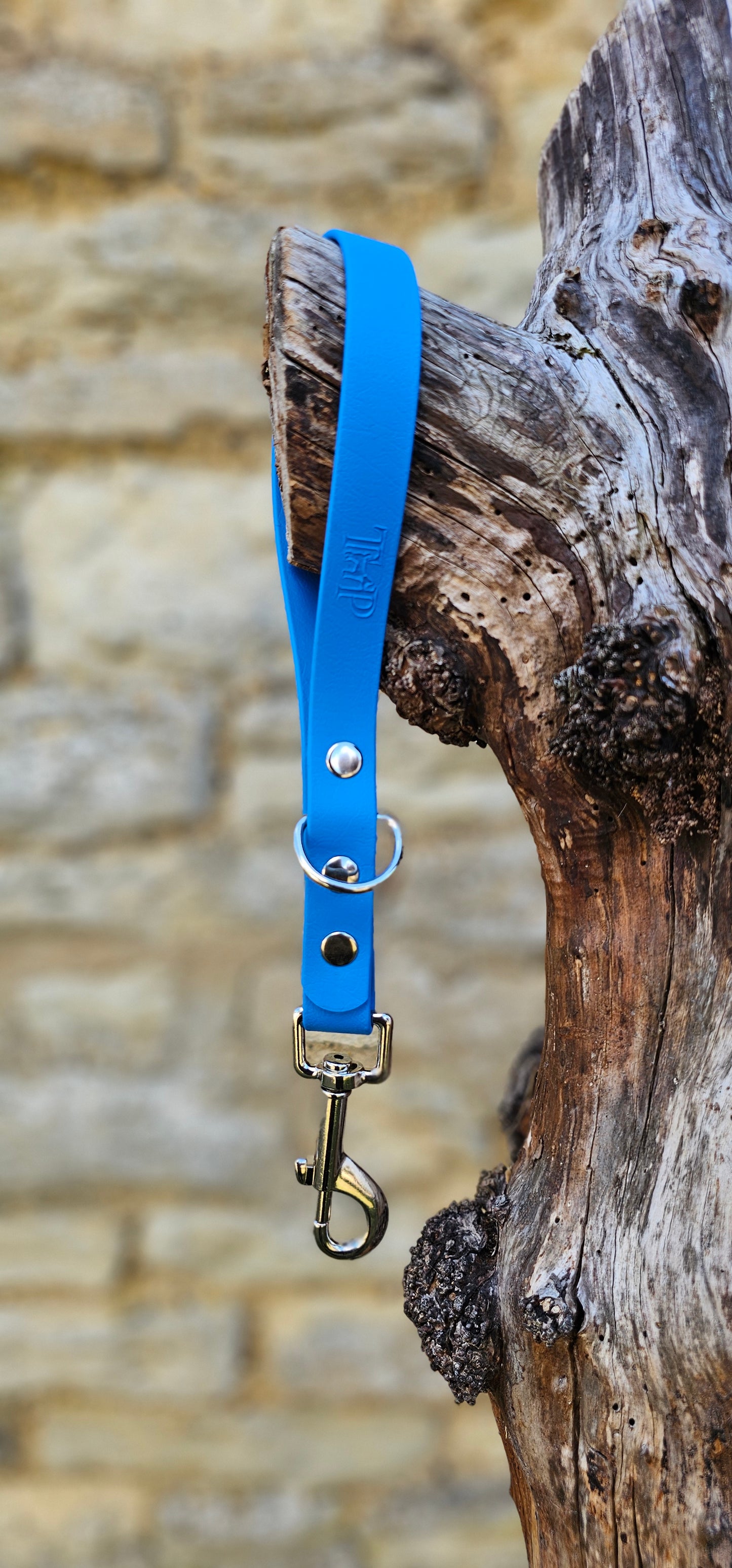 Blue - Waterproof BioThane® Dog Traffic Leash / Dog Traffic Handle