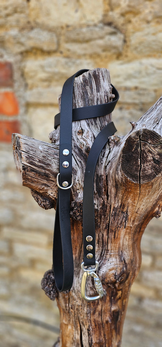 Black - Everlast Waterproof BioThane© Dog Lead