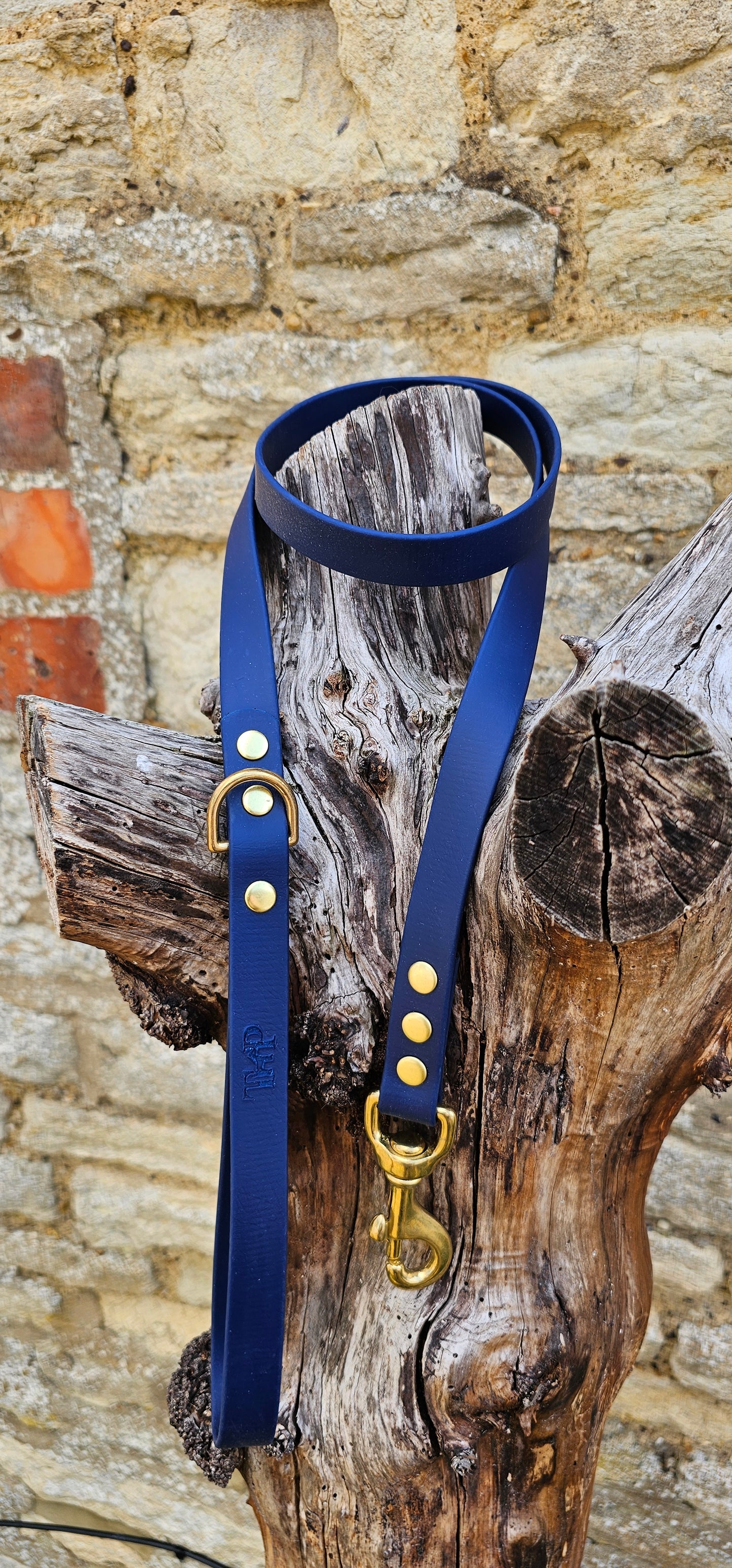 Navy - Everlast Waterproof BioThane© Dog Lead
