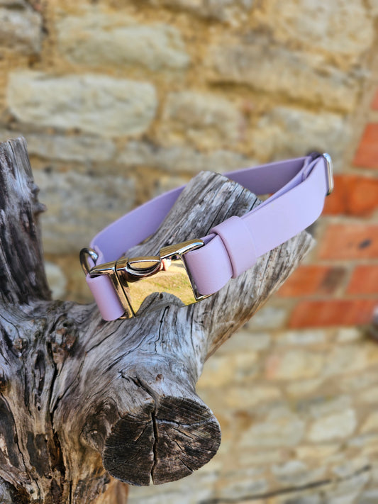 Lilac - Everlast Waterproof BioThane© Quick-Release Buckle Dog Collar