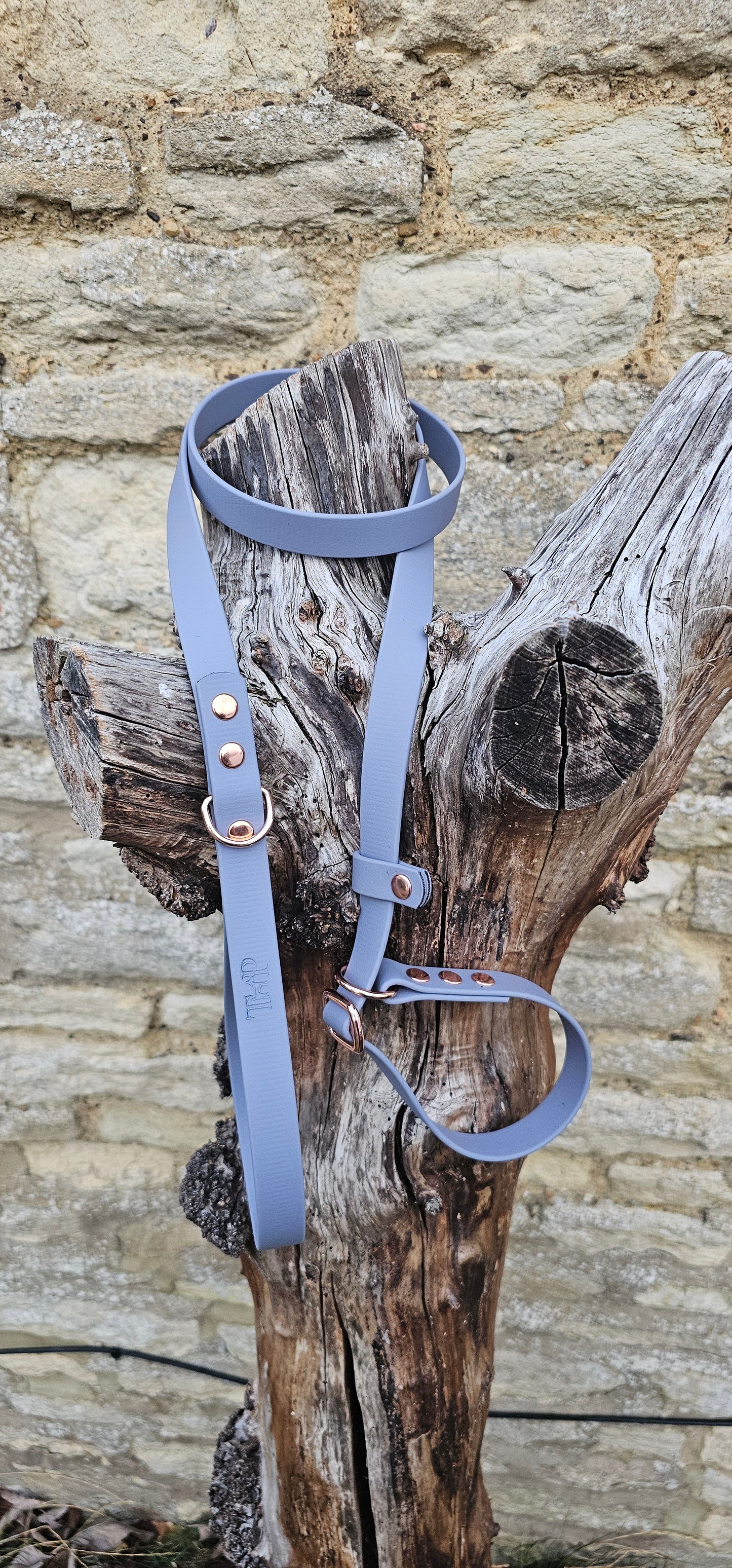 Grey - Waterproof BioThane® Dog Slip Lead