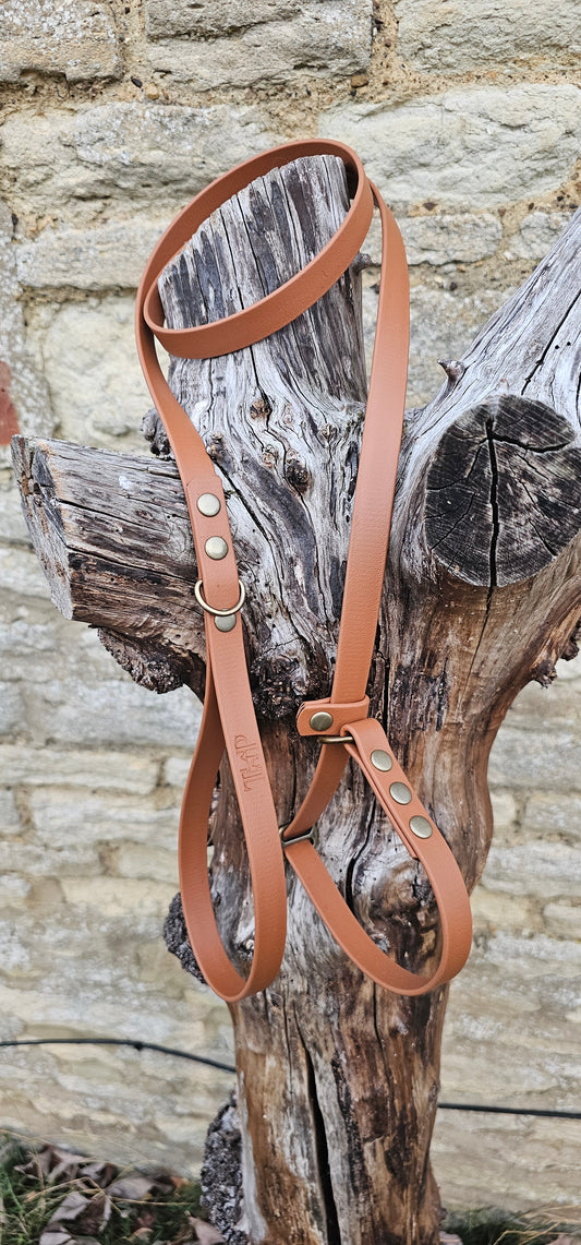 Tan - Waterproof BioThane® Dog Slip Lead