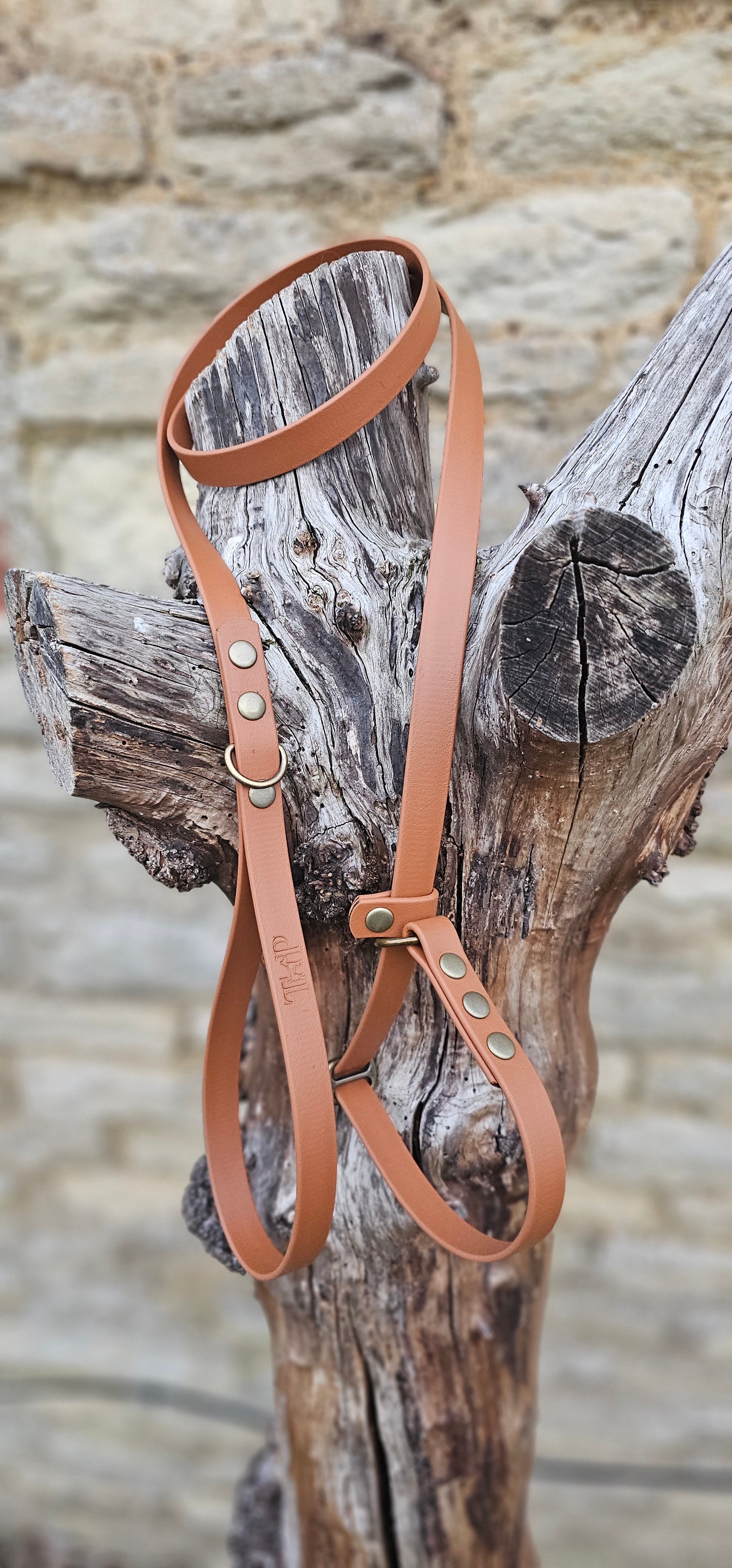 Tan - Waterproof BioThane® Dog Slip Lead