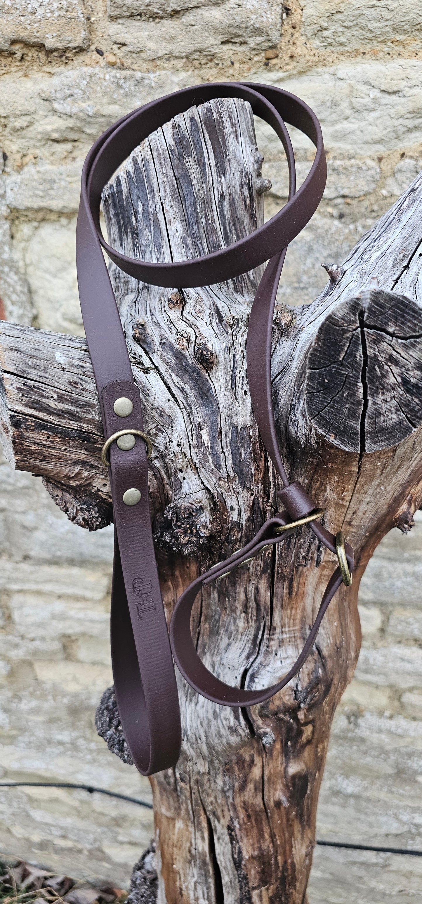 Dark Brown - Waterproof BioThane® Dog Slip Lead