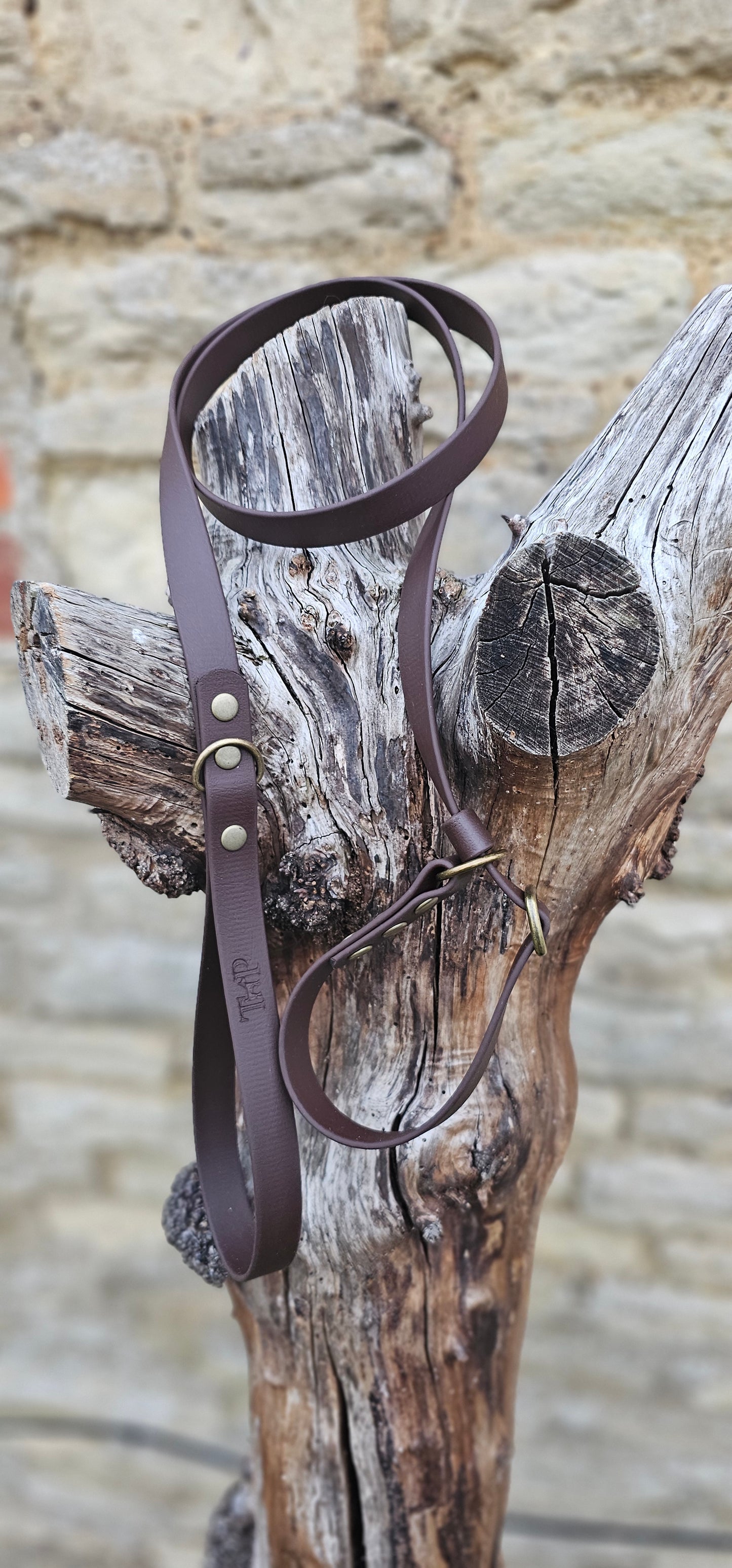 Dark Brown - Waterproof BioThane® Dog Slip Lead