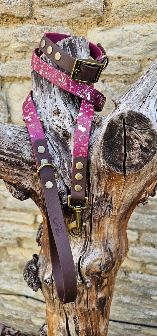 Emberstone - Waterproof BioThane© Splatter Dog Lead - Terra Collection