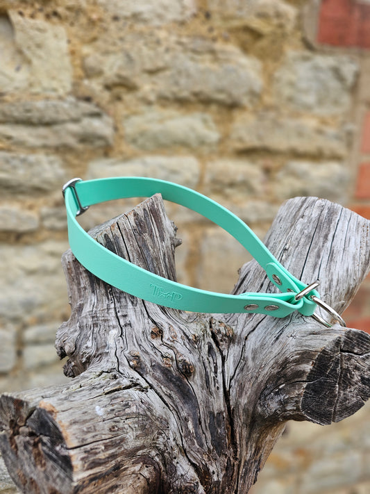 Mint - Waterproof BioThane® safe-stop Slip Collar