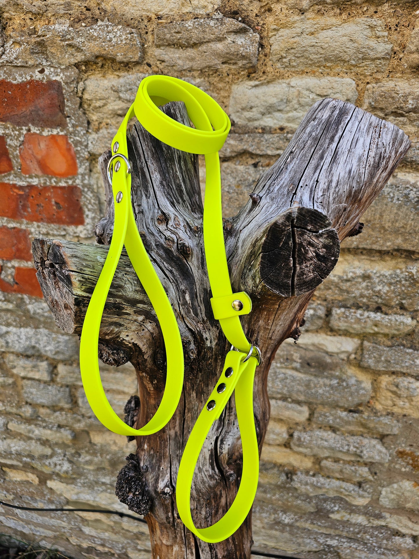 Neon Yellow - Waterproof BioThane® Dog Slip Lead