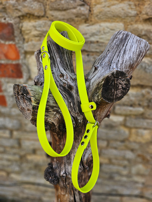 Neon Yellow - Waterproof BioThane® Dog Slip Lead