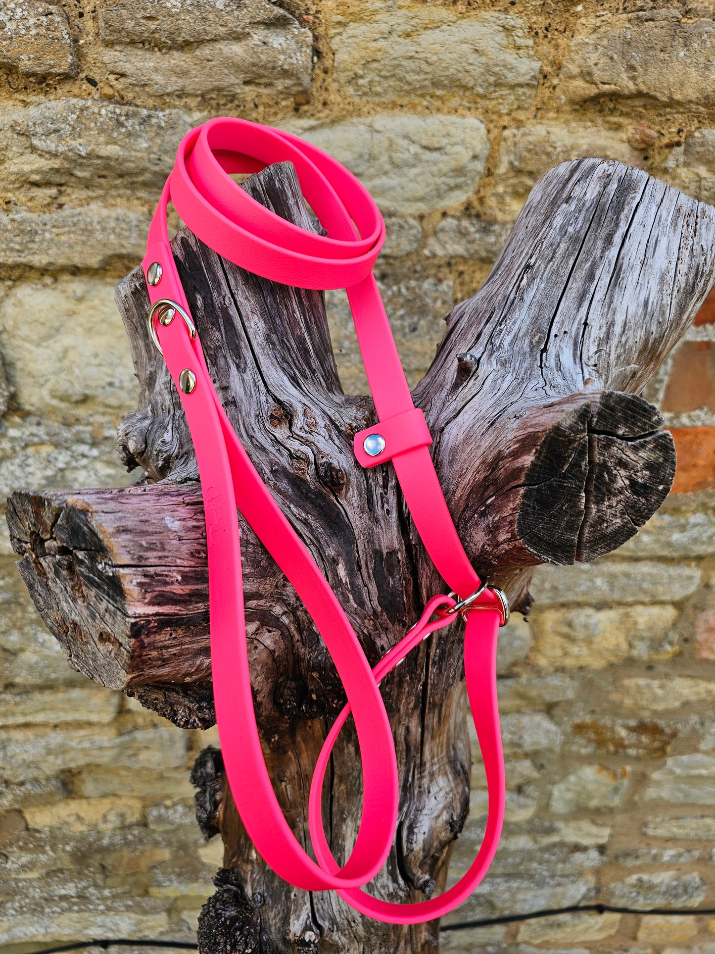 Neon Pink - Waterproof BioThane® Dog Slip Lead