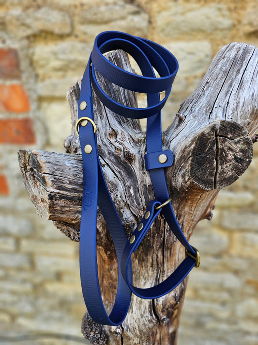 Navy - Waterproof BioThane® Dog Slip Lead