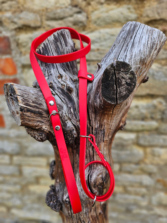 Red - Waterproof BioThane© Figure8 Dog Lead