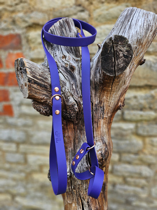 Purple - Waterproof BioThane© Figure8 Dog Lead