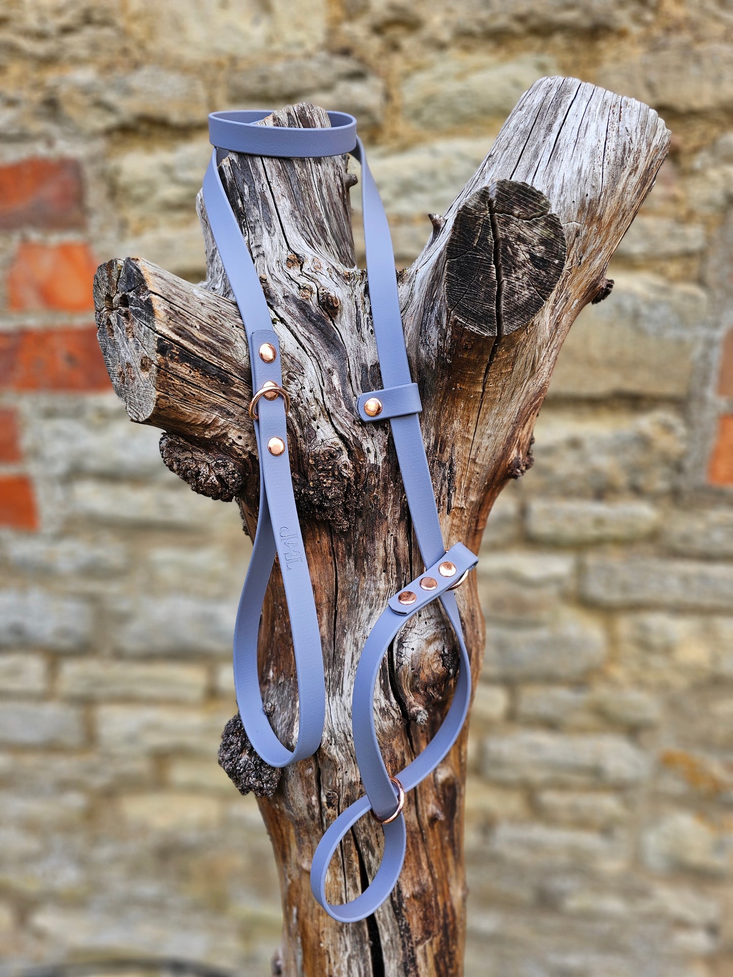 Grey - Waterproof BioThane© Figure8 Dog Lead