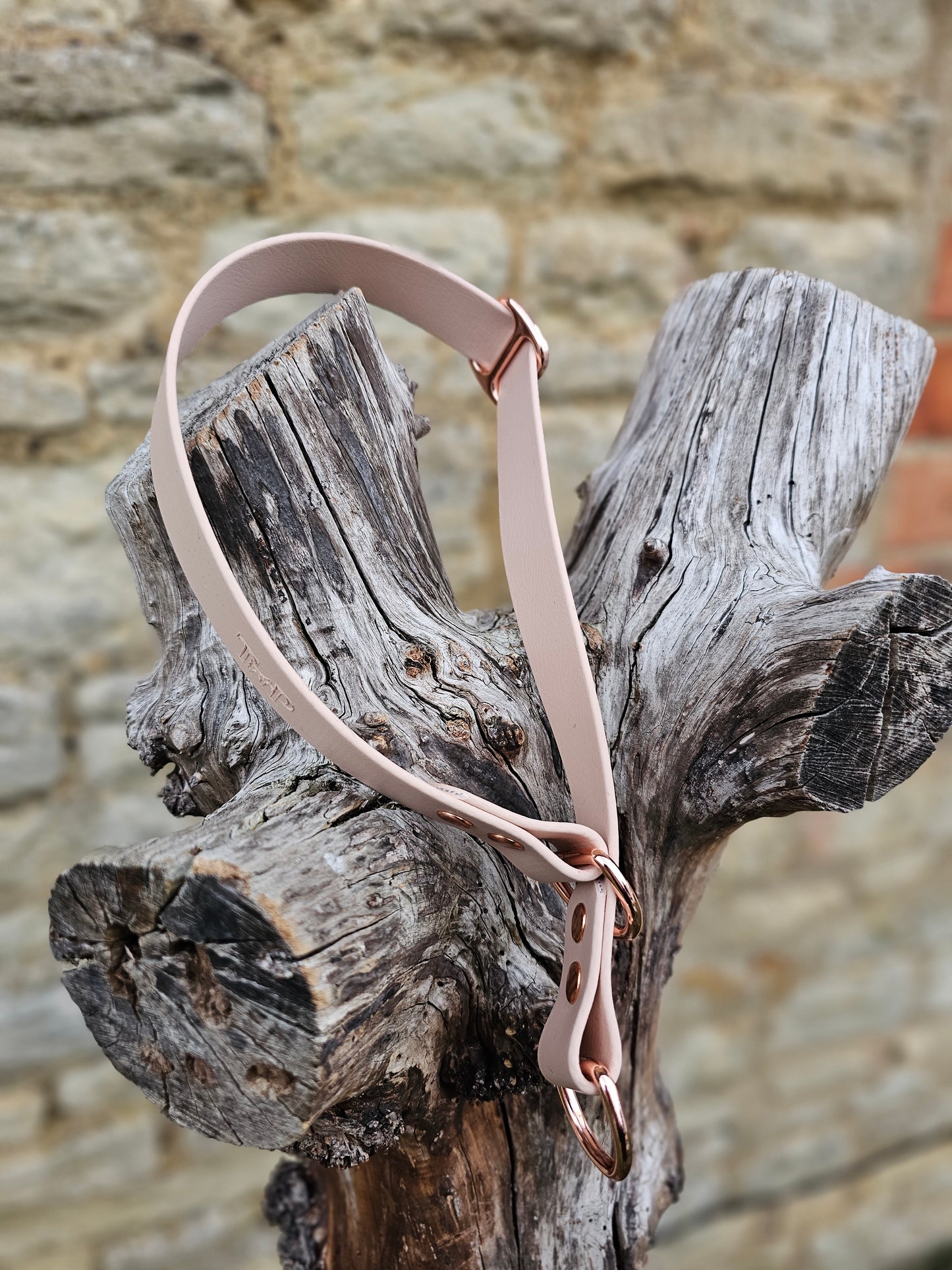 Powder Pearl Waterproof BioThane® safe-stop Slip Collar