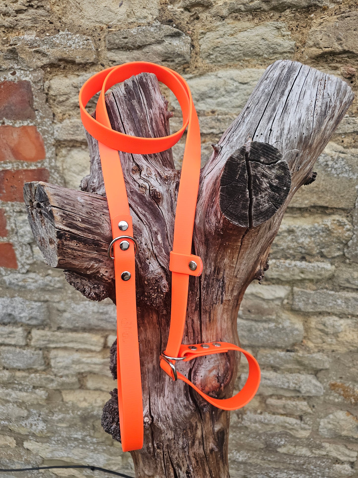 Neon Orange - Waterproof BioThane® Dog Slip Lead