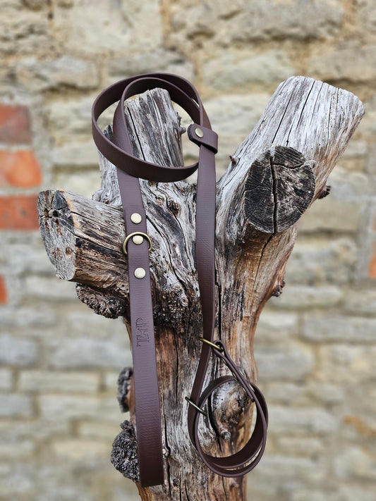 Dark Brown - Waterproof BioThane© Figure8 Dog Lead