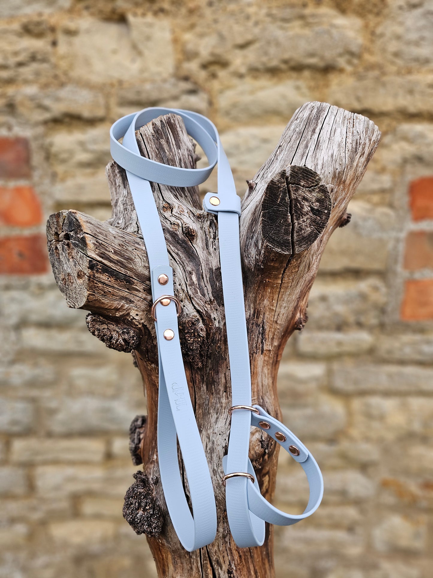 Baby Blue - Waterproof BioThane© Figure8 Dog Lead