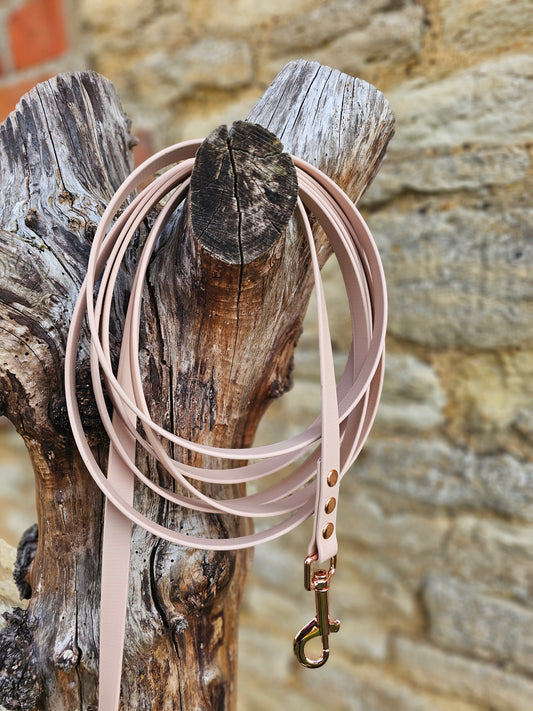 Powder Pearl - Waterproof BioThane© Dog Long Line Lead