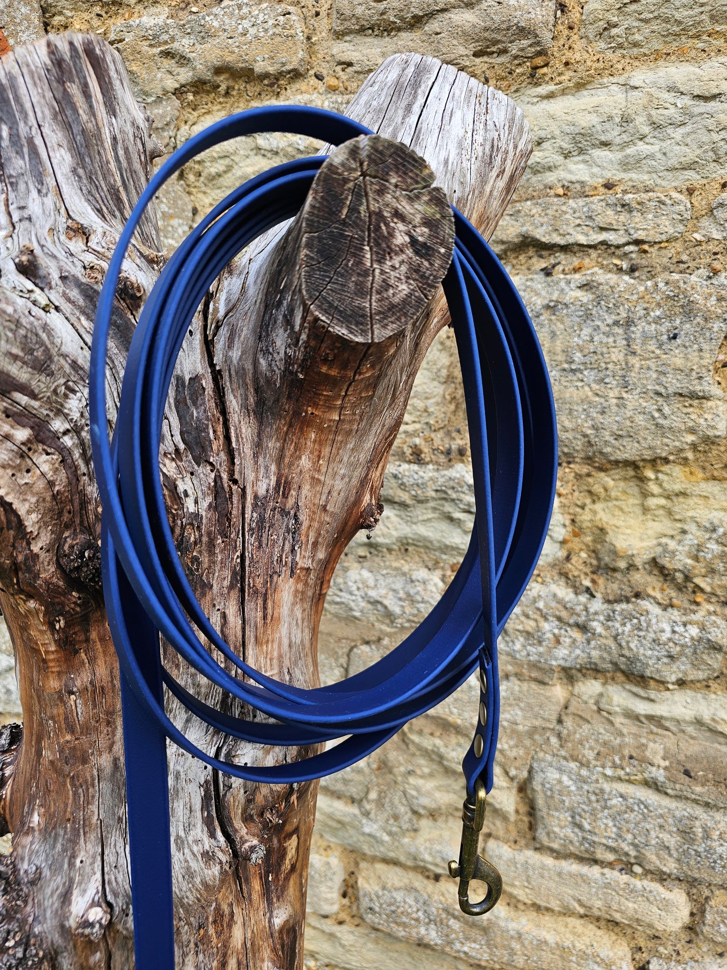 Navy - Waterproof BioThane© Dog Long Line Lead