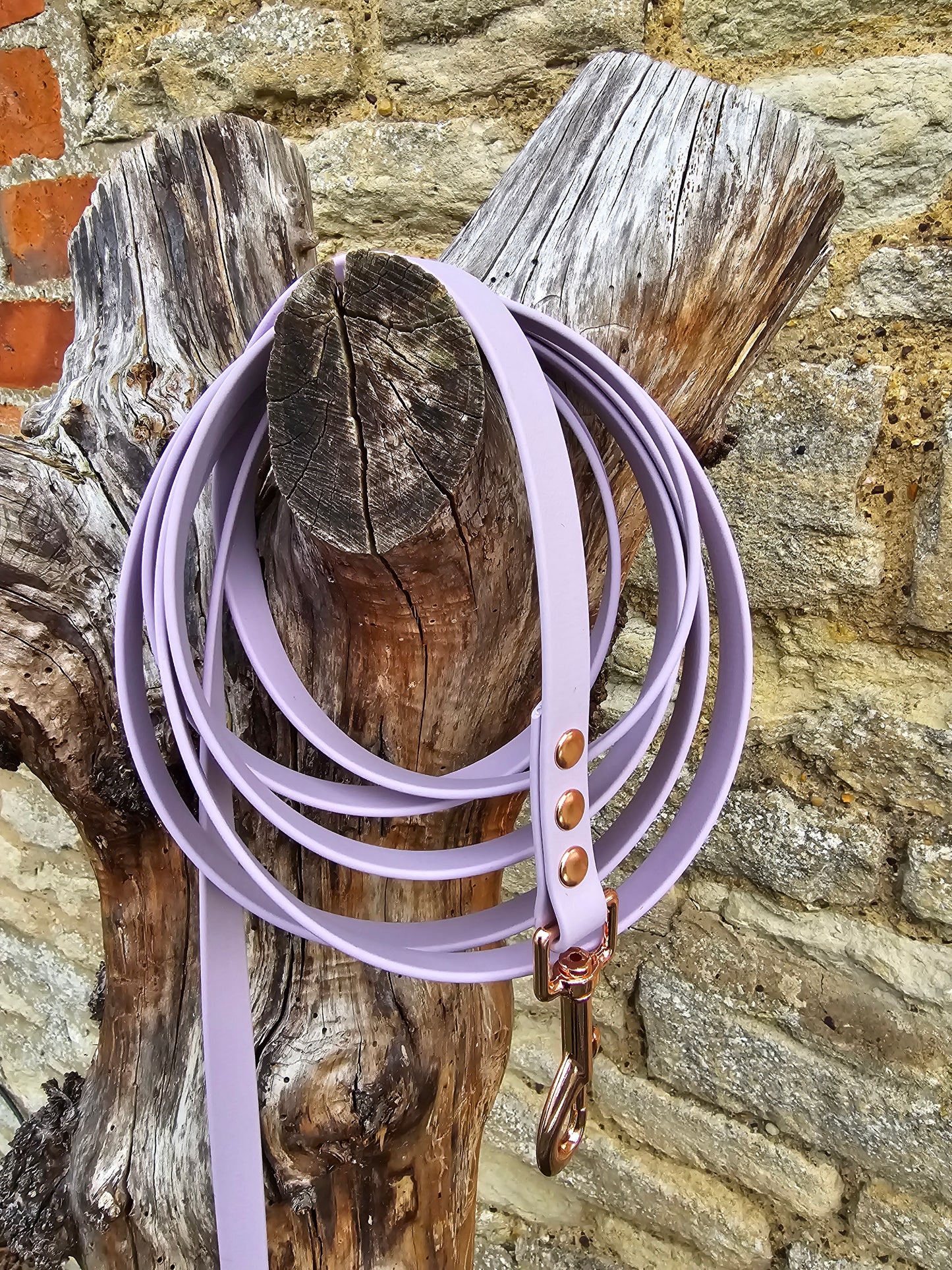 Lilac - Waterproof BioThane© Dog Long Line Lead