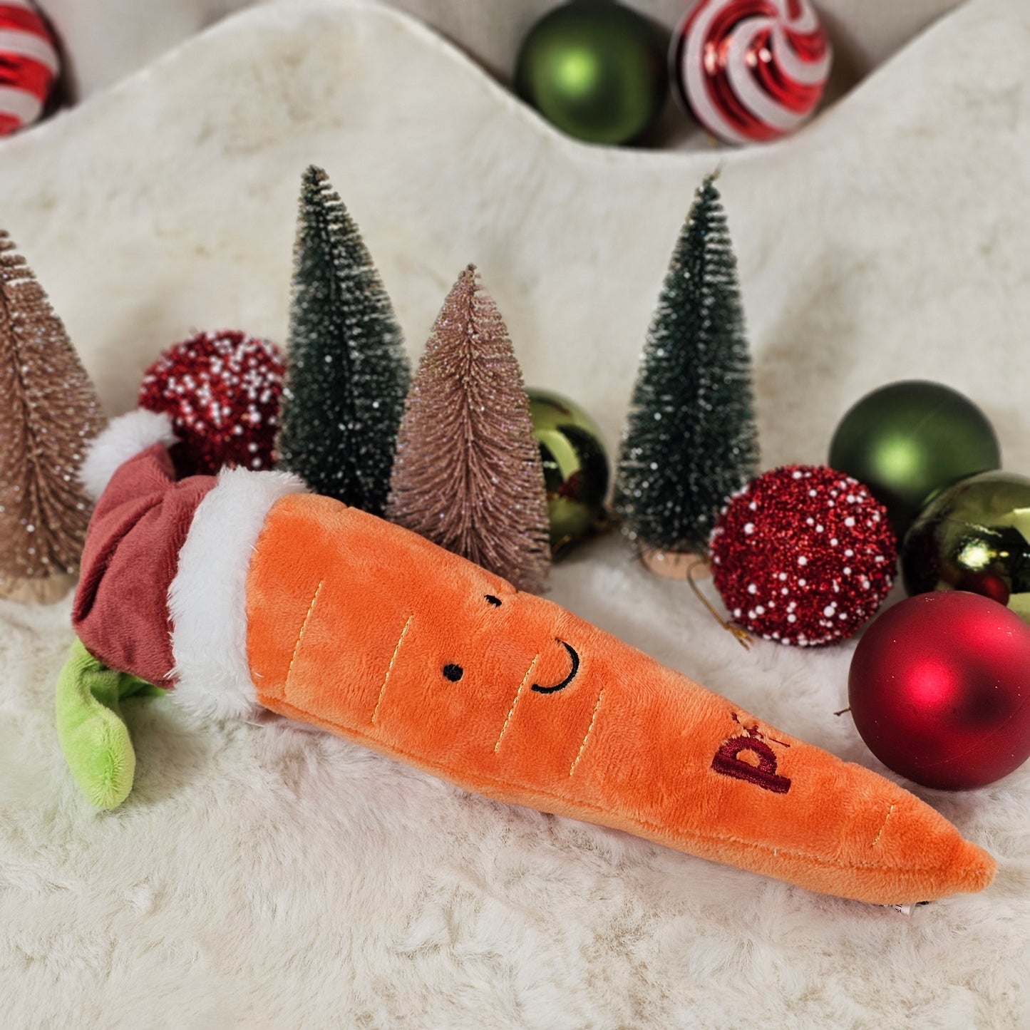 Christmas Carrot - Plush Dog Toy