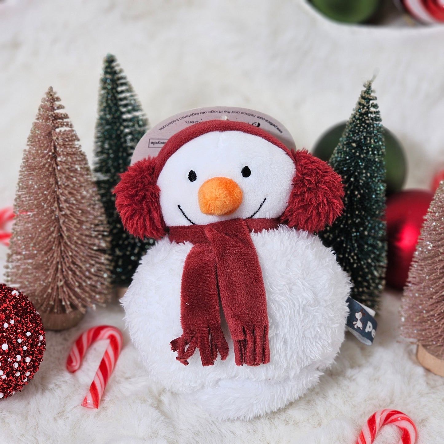 Snowman - Plush Dog Toy