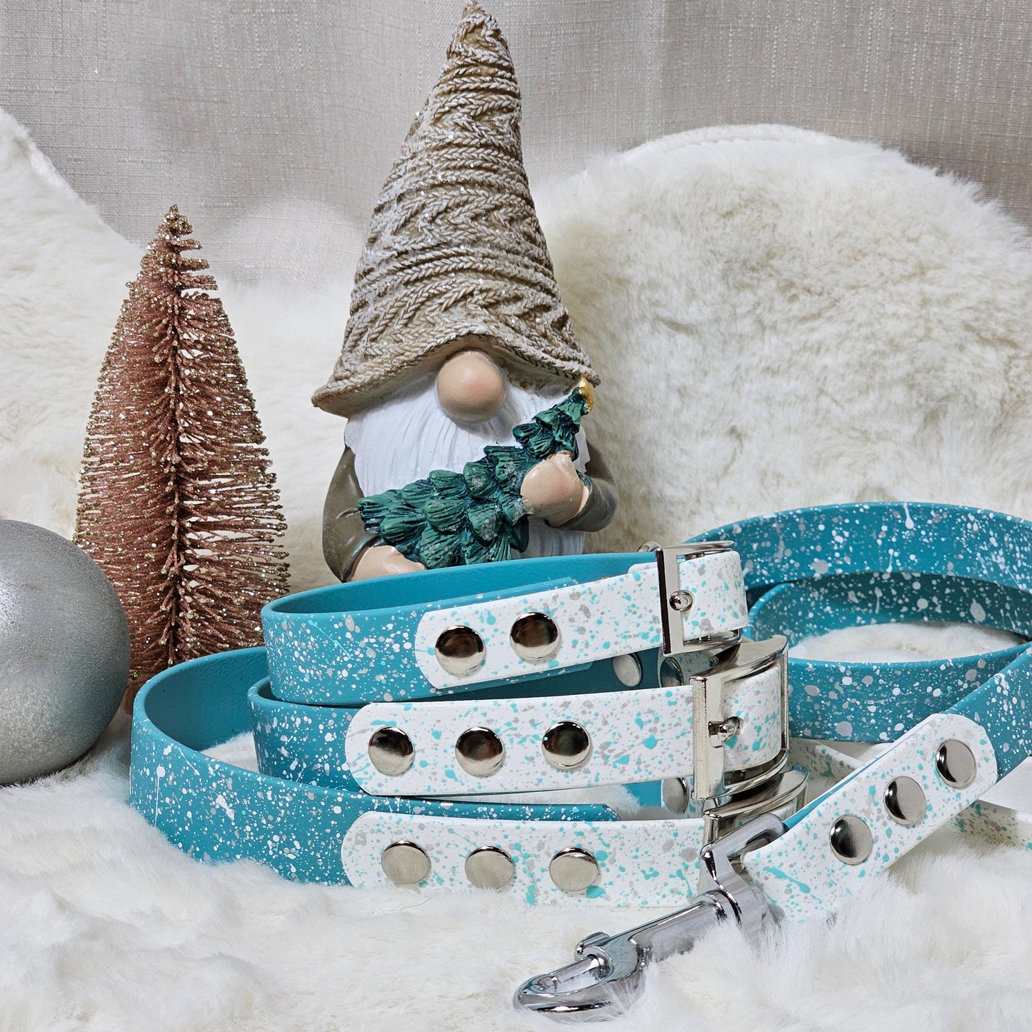 Nordic Sparkle - Biothane Splatter Dog Collar