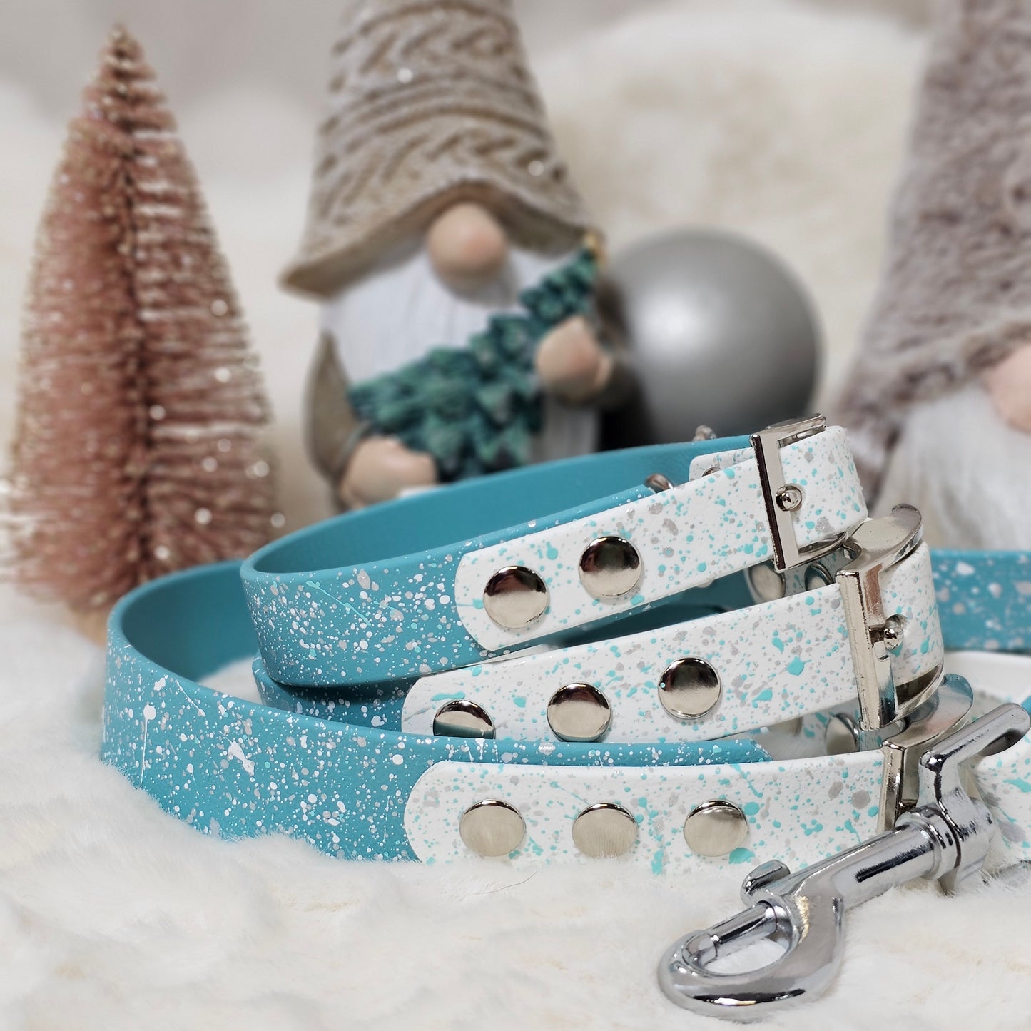 Nordic Sparkle - Biothane Splatter Dog Collar