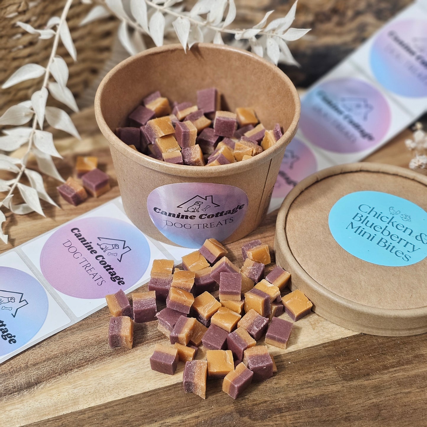 Chicken and Blueberry Mini Bites