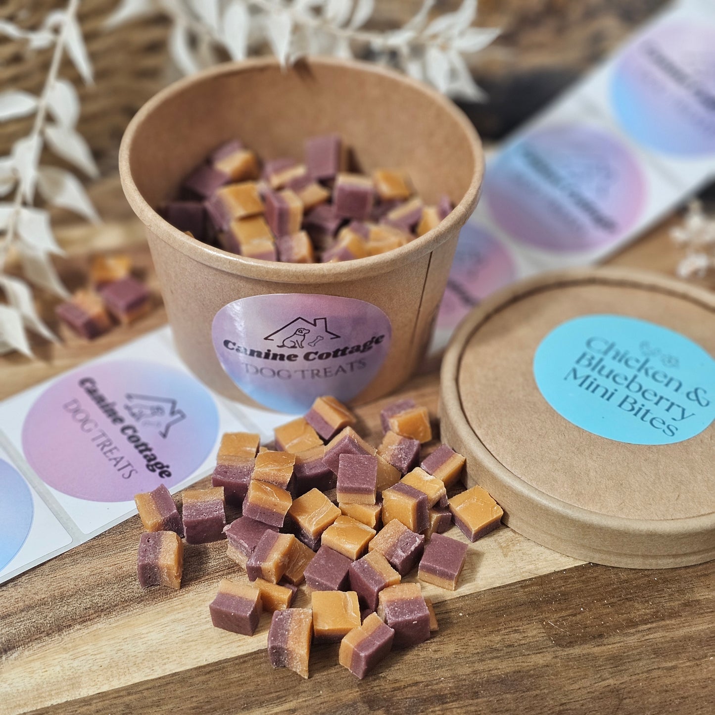 Chicken and Blueberry Mini Bites