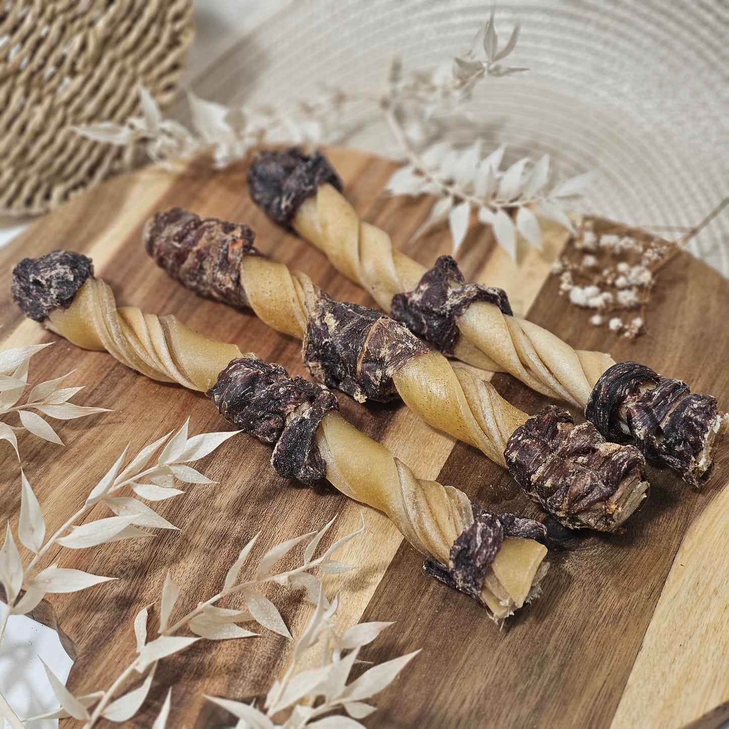 Air Dried Buffalo Jerky wrapped with Cheek