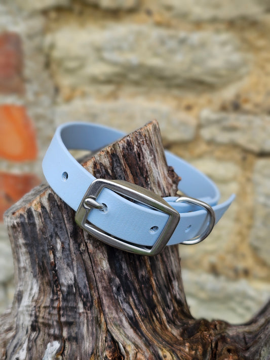 Baby Blue - Everlast Waterproof BioThane© Dog Collar