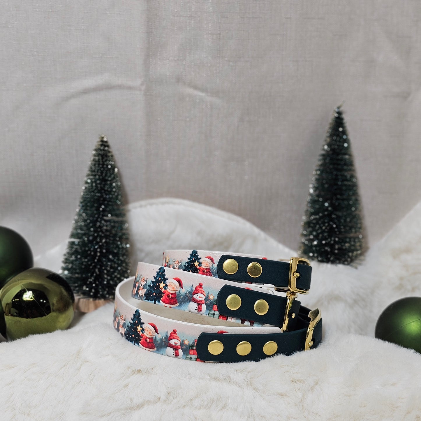 North Pole Magic – Waterproof BioThane® Dog Collar