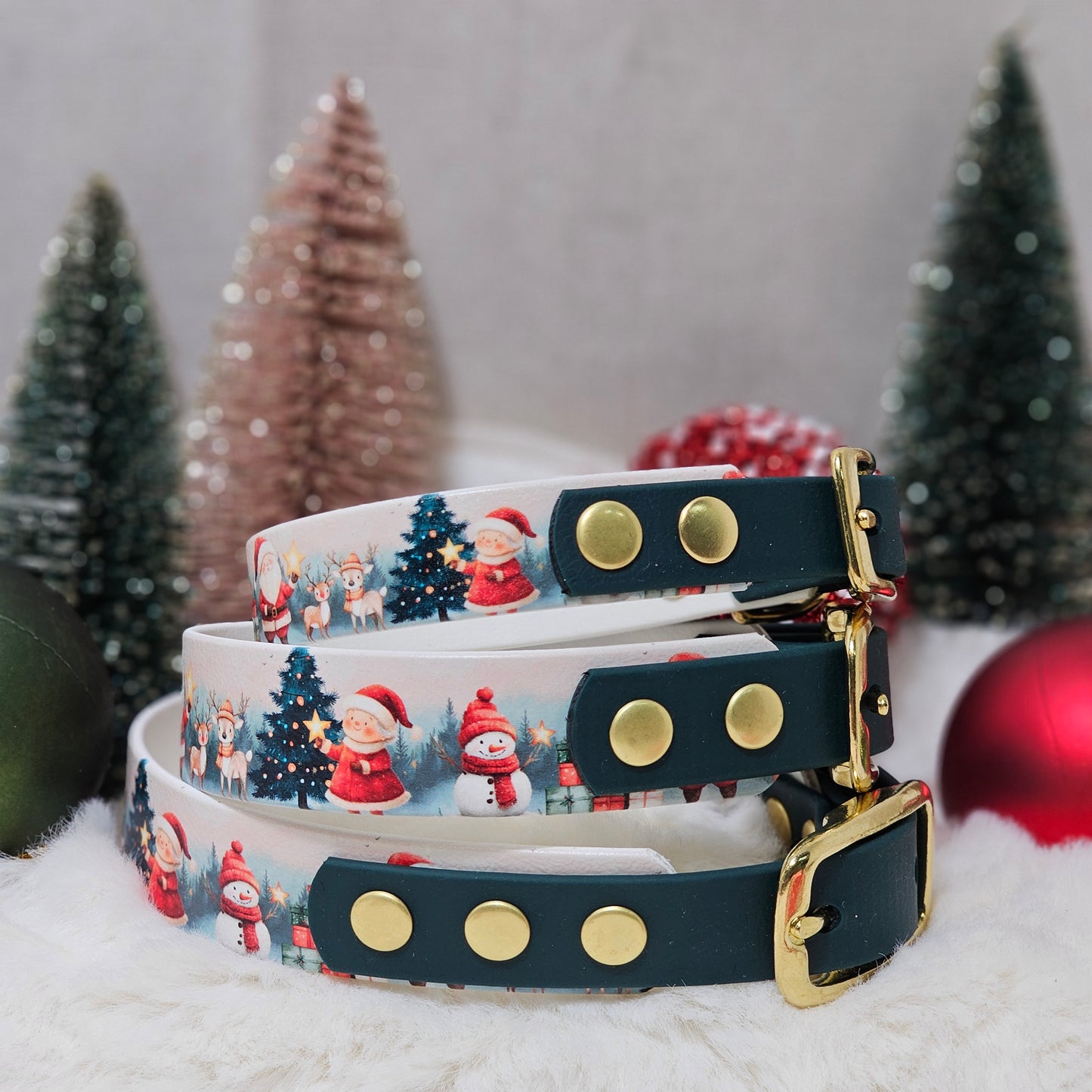 North Pole Magic – Waterproof BioThane® Dog Collar