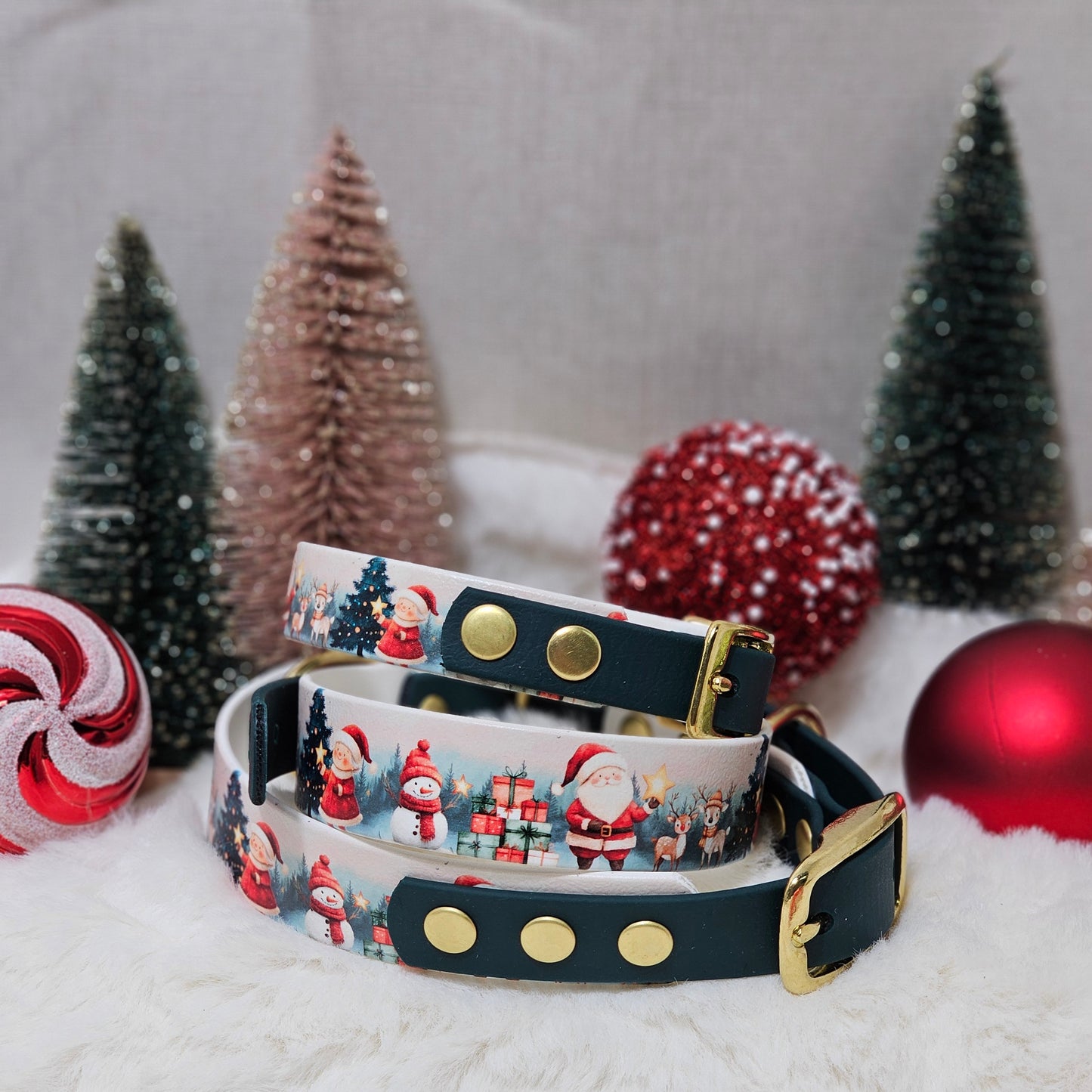 North Pole Magic – Waterproof BioThane® Dog Collar