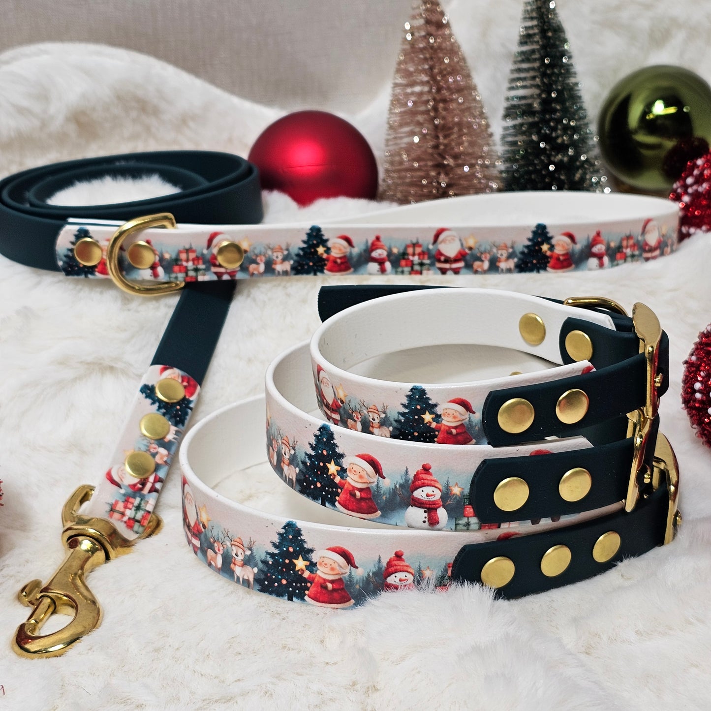 North Pole Magic – Waterproof BioThane® Dog Lead