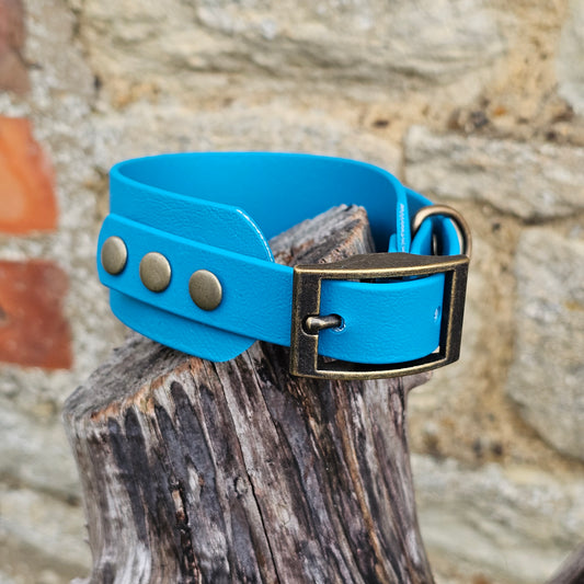 Lagune - Waterproof BioThane® Sighthound Collar / wide-fit Dog Collar