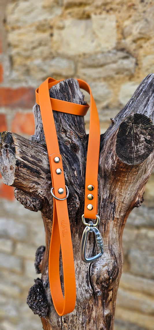 Burnt Orange - Everlast Waterproof BioThane© Dog Lead