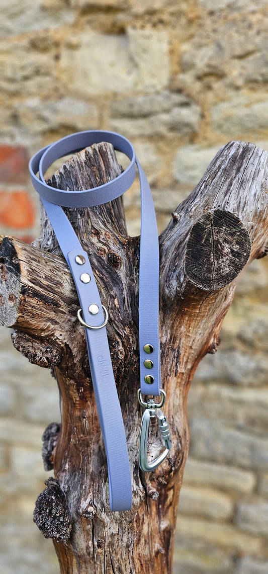Grey - Everlast Waterproof BioThane© Dog Lead