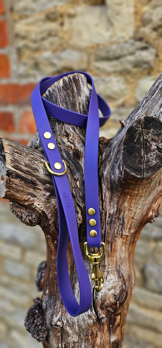 Purple - Everlast Waterproof BioThane© Dog Lead