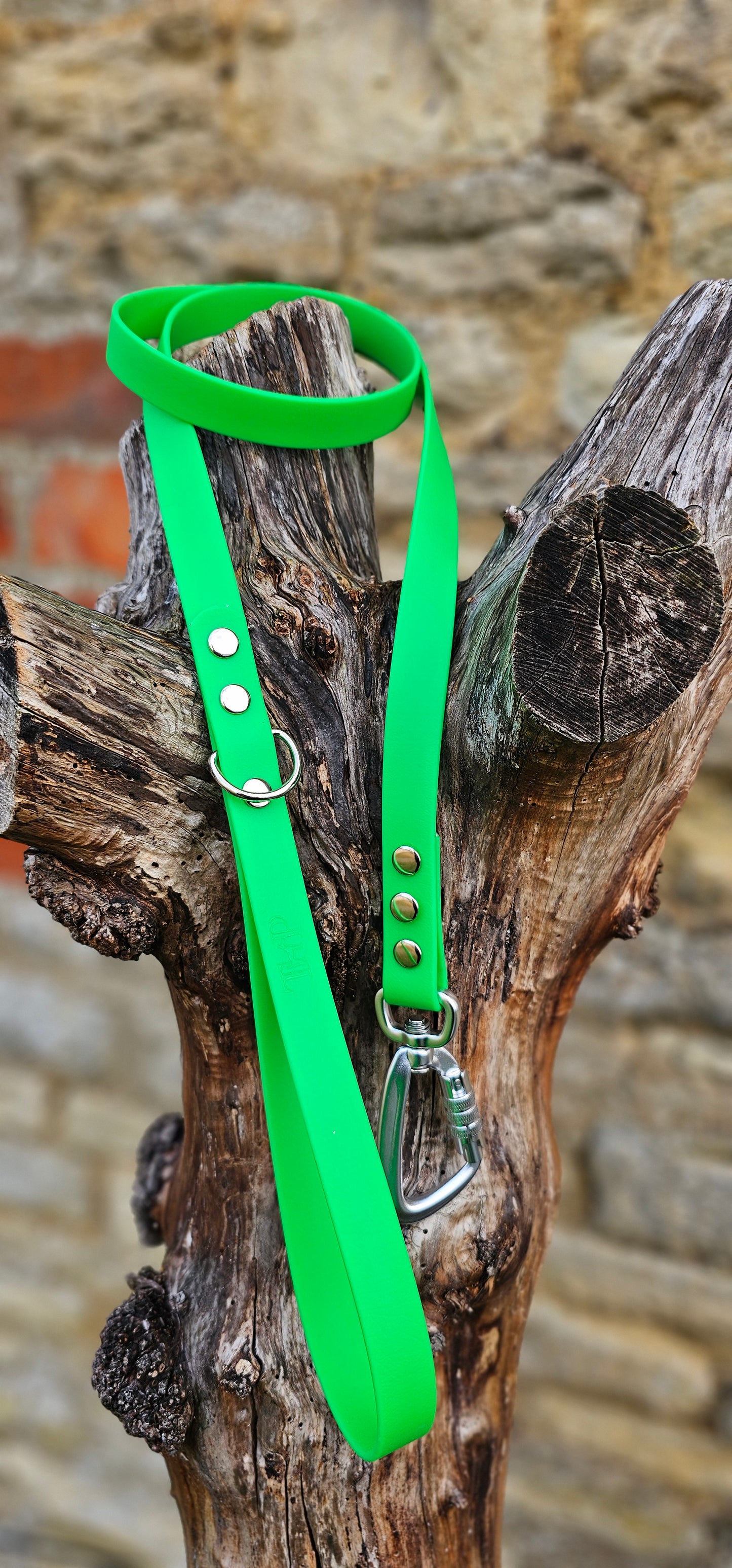 Neon Green - Everlast Waterproof BioThane© Dog Lead