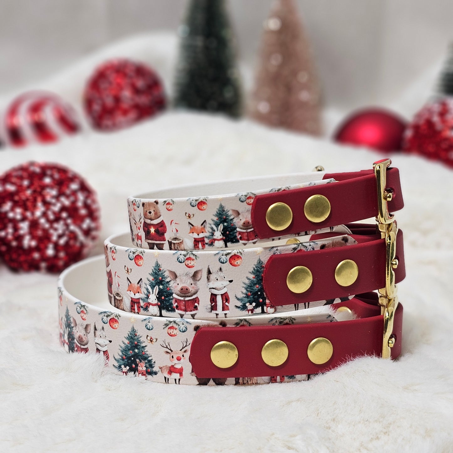 Merry Woodland – Waterproof BioThane® Dog Collar