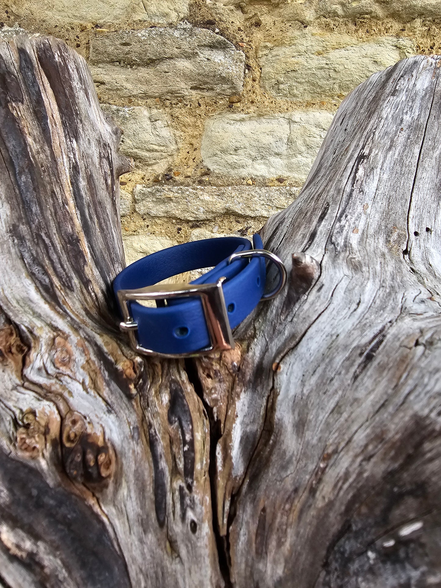 Navy - Waterproof BioThane© Dinky Dog Collar