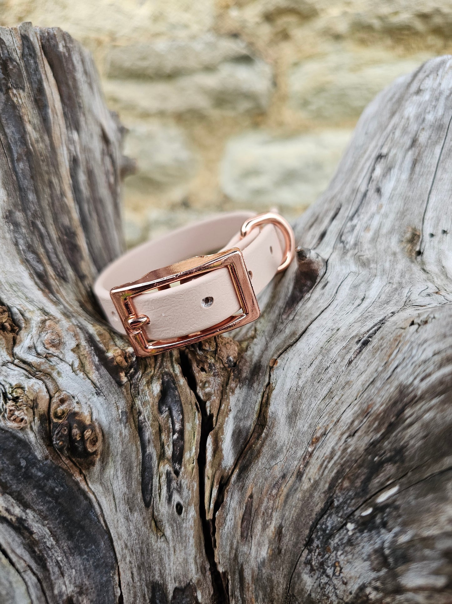 Powder Pearl - Waterproof BioThane© Dinky Dog Collar