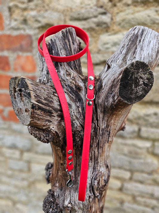 Red - Waterproof BioThane© Dinky Dog Lead