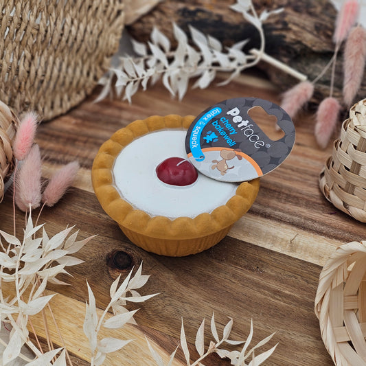 Cherry Bakewell Latex Dog Toy