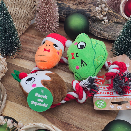 Christmas Dinner Rope Dog Toy